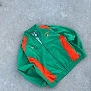 Russell Athletic Green and Orange Jacket